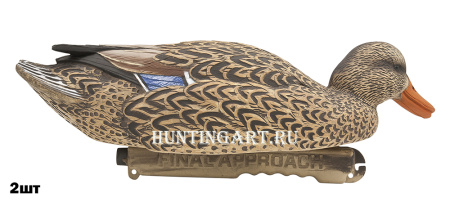 Чучела уток кряквы 12 шт (5 уток/7 крякв-флокированные головы) купить в магазине Хантингарт