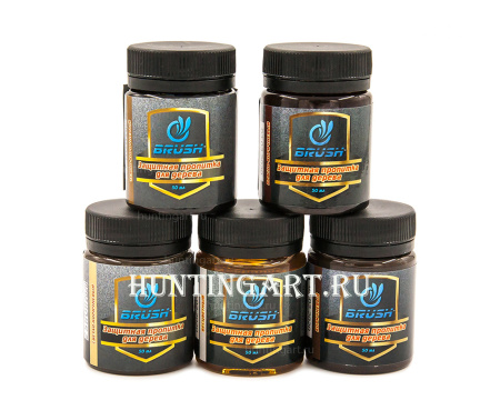 Картинка Защитная пропитка для дерева Brush, 50 мл от интернет-магазина ХантингАрт Защитная пропитка для дерева Brush, 50 мл купить в интернет-магазине ХантингАрт