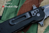 Нож Tekut Ares'son серии Tactical, лезвие 67 мм, рукоять - G10 чёрная, клипса на рем+чехол купить в интернет-магазине ХантингАрт