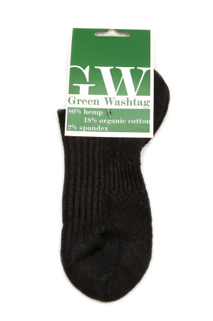 Носки из конопли Casual GW, черные (39-42) от производителя экологически чистой одежды
