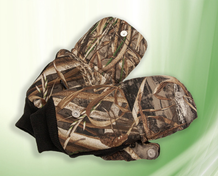 Варежки-перчатки без пальцев купить в интернет-магазине ХантингАрт