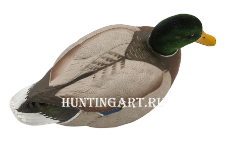 Чучела уток кряквы 12 шт (5 уток/7 крякв-флокированные головы) купить в магазине Хантингарт