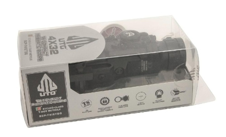 Оптический прицел Leapers Prism T4 CQB 4x32 с кронштейном на Weaver купить в интернет-магазине huntingart.ru