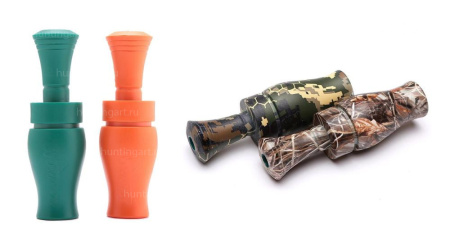 Манок Mankoff на кряковую утку, 2-х язычковый, серии В.А Classic (зеленый, оранжевый, камыш, милитари) купить в интернет-магазине ХантингАрт