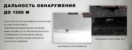 Тепловизионный монокуляр Hikmicro GRYPHON GH25L 384х288 купить в интернет-магазине ХантингАрт