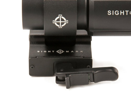 Увеличитель для коллиматора Sightmark T-5, 5x23, быстросъемный откидной кронштейн на Picatinny купить в интернет-магазине huntingart.ru