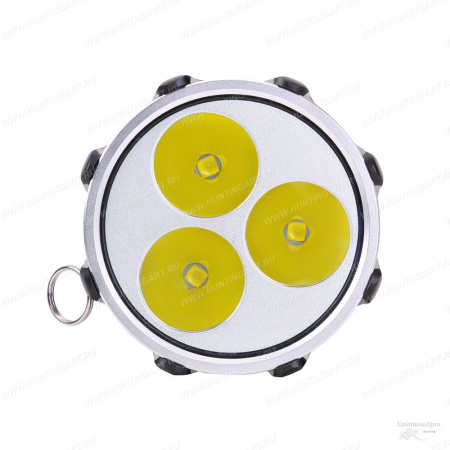 Фонарь аккумуляторный Saint Torch 30, 3 диода CREE XHP 50B, до 5600 люмен, сумка для переноски купить в интернет-магазине ХантингАрт