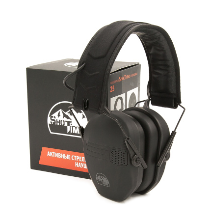 Наушники активные ShotTime 25, NRR 23dB купить в интернет-магазине ХантингАрт