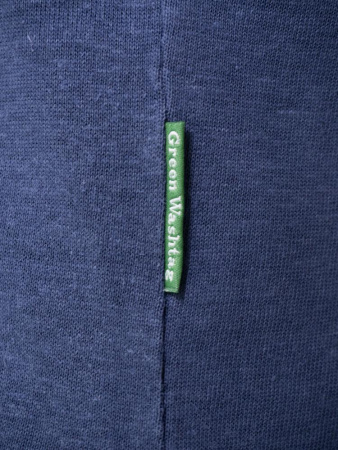 Футболка из конопли (55%) Green Washtag Blue Indigo от производителя экологически чистой одежды