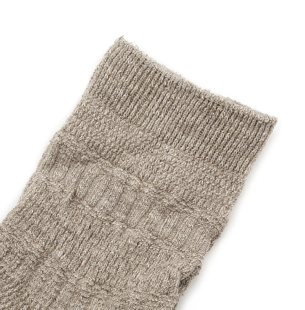 Носки из конопли Green Washtag Premium, бежевые (39-43) от производителя экологически чистой одежды