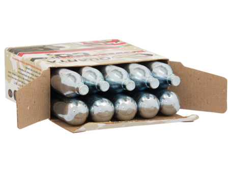 Баллончик CO2 Quarta для пневматического оружия, 12г (10 штук в упаковке) купить в интернет-магазине ХантингАрт