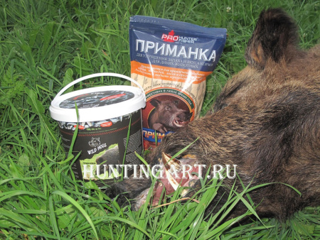 Приманка PRO HunterFisher для улучшения запаха и вкуса кормов для диких животных (кабан, олень, медведь, лось), масса 2 кг купить в интернет-магазине ХантингАрт