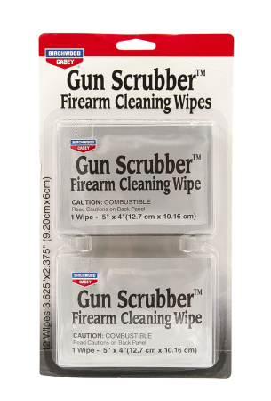 Салфетки для чистки Birchwood Gun Scrubber, 12шт купить в интернет-магазине ХантингАрт