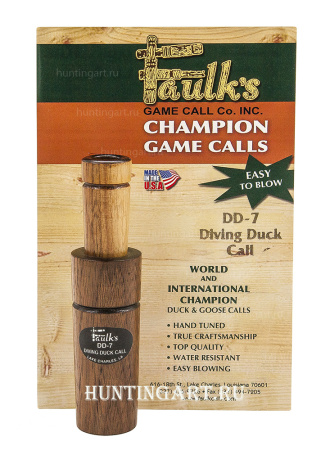 Манок классический Faulk`s Diving Duck Call для охоты на нырковых уток (нырок, чернеть) купить в интернет-магазине ХантингАрт