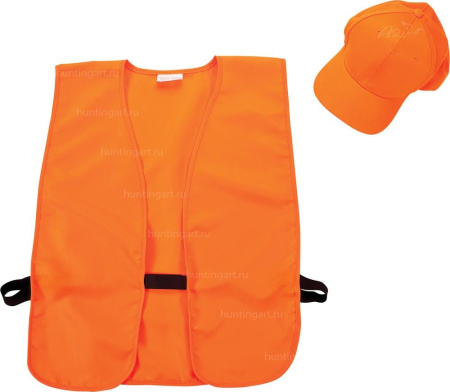 Набор охотничий Allen жилет и кепка, ярко-оранжевый купить в интернет-магазине ХантингАрт