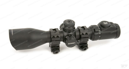 Прицел Leapers Accushot Tactical 4-16x44, SF-параллакс, сетка MilDot, подсветка IE36, кольца на Weaver/Picatinny купить в интернет-магазине huntingart.ru