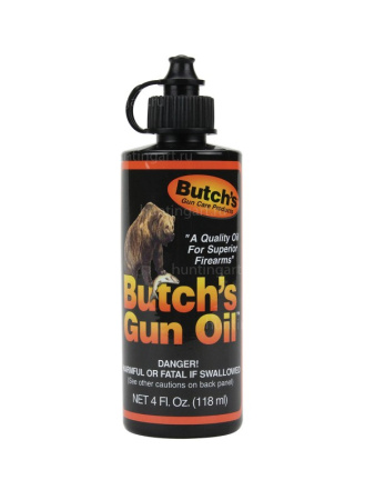 Масло оружейное Butch's Gun Oil для чистки стволов и смазки механизмов, 118 мл купить в интернет-магазине ХантингАрт