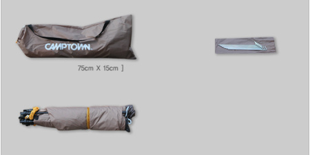 Палатка душ-туалет Camptown автомат купить в интрнет-магазине ХантингАрт