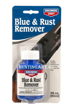 Средство для удаления ржавчины и воронения Blue & Rust Remover, 90 мл купить в интернет-магазине ХантингАрт