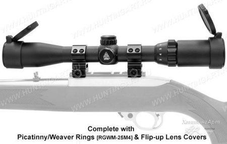 Прицел Leapers Hunter 3-9x32 Mil-dot, подсветка, кольца Weaver купить в интернет-магазине huntingart.ru