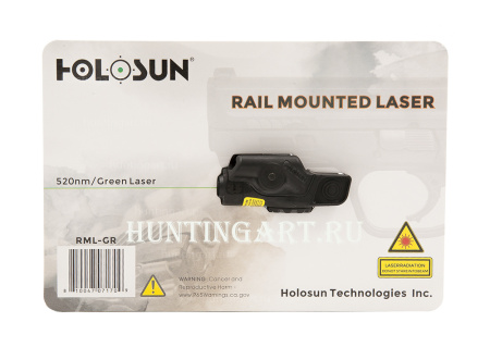 Лазерный целеуказатель Holosun RML-GR пистолетный, зелёный на Weaver/Picatinny купить в интернет-магазине ХантингАрт