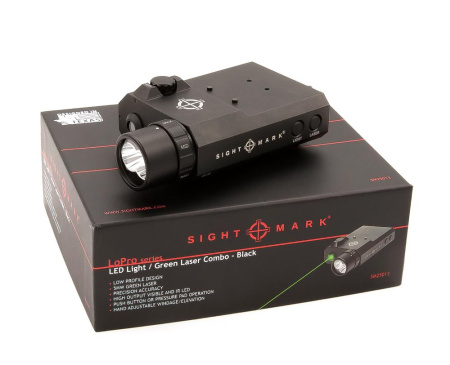 Тактический блок Sightmark LoPro Combo, зелёный лазер, фонарь белый/ИК, площадка Docter, выносная кнопка купить в интернет-магазине ХантингАрт