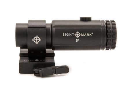 Увеличитель для коллиматора Sightmark T-5, 5x23, быстросъемный откидной кронштейн на Picatinny купить в интернет-магазине huntingart.ru