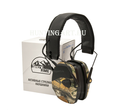 Наушники стрелковые активные ShotTime 32 NRR 23dB купить в интернет-магазине ХантингАрт