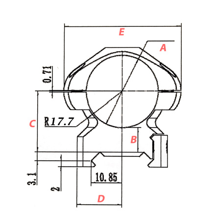 Кольца не быстросъемные 30 мм Diamond купить в магазине huntingart.ru